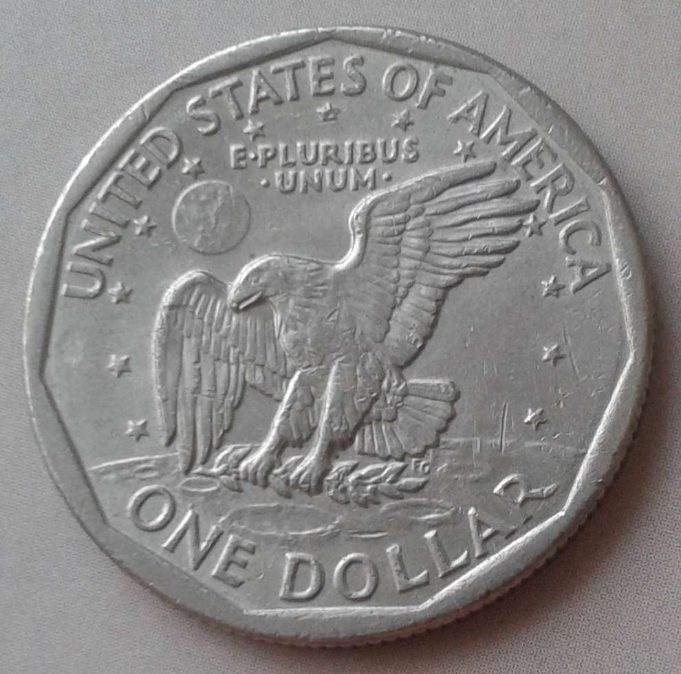 1979 USA Susan B. Anthony dollar.