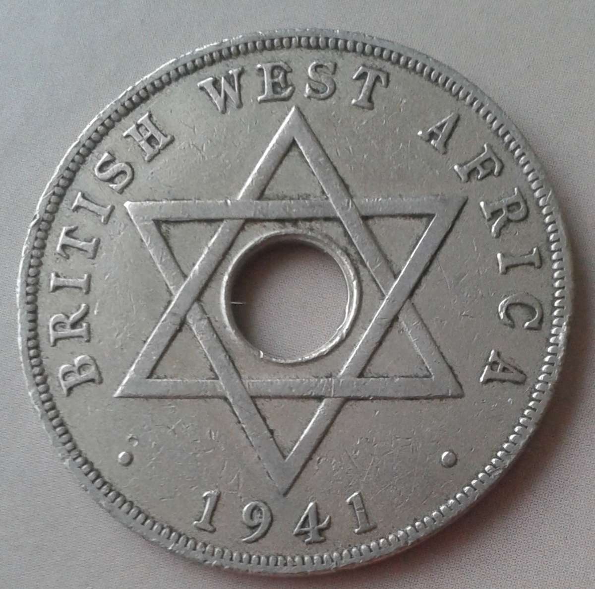 1941 British West Africa one penny