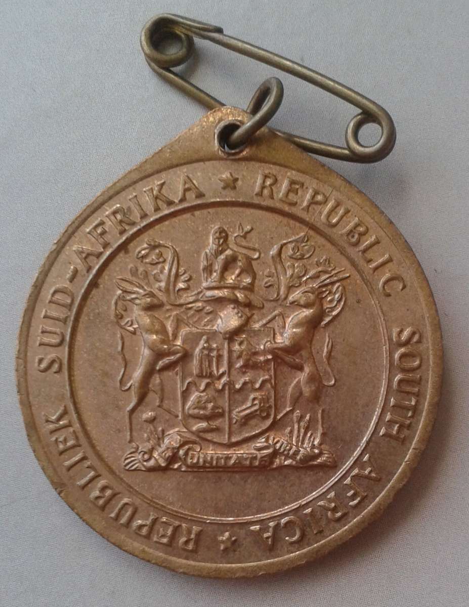 1961 Formation of the Republic of S.A medal