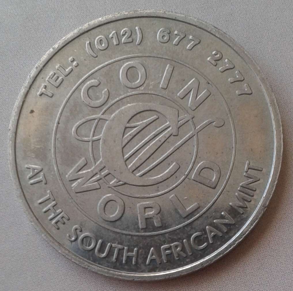 2010 Coin World token (Black Rhino)