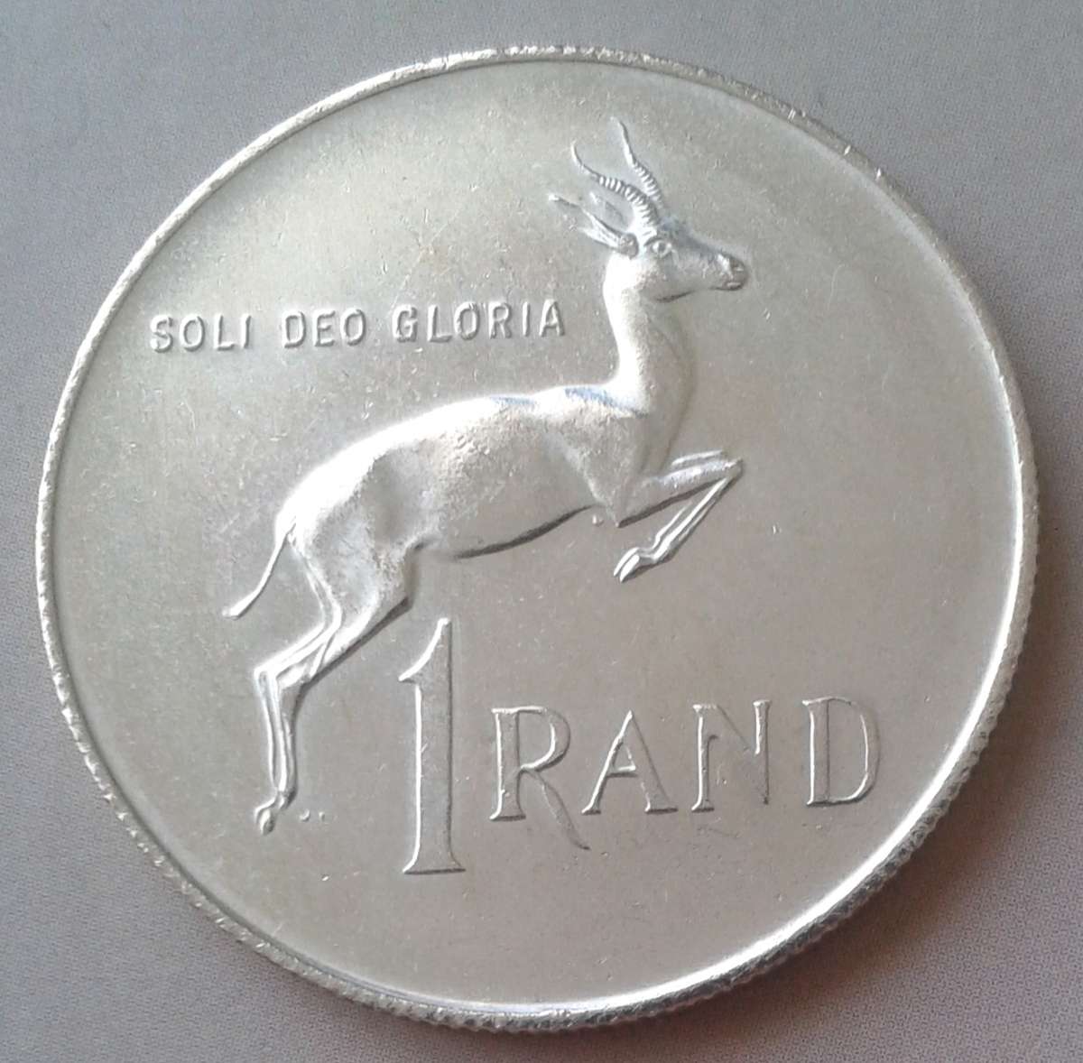 1971 Republic uncirculated silver R1 (mintage: 20000)