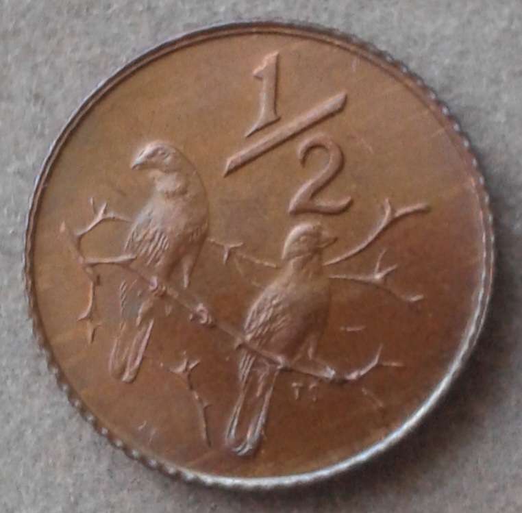 Scarcer 1979 uncirculated 1/2c (mintage: 20000).