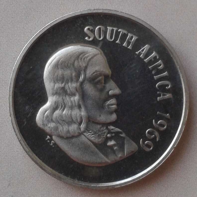 1969 English proof nickel 10c