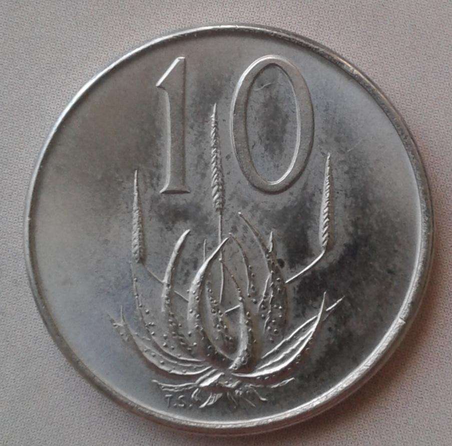 1965 Afrikaans proof 10c