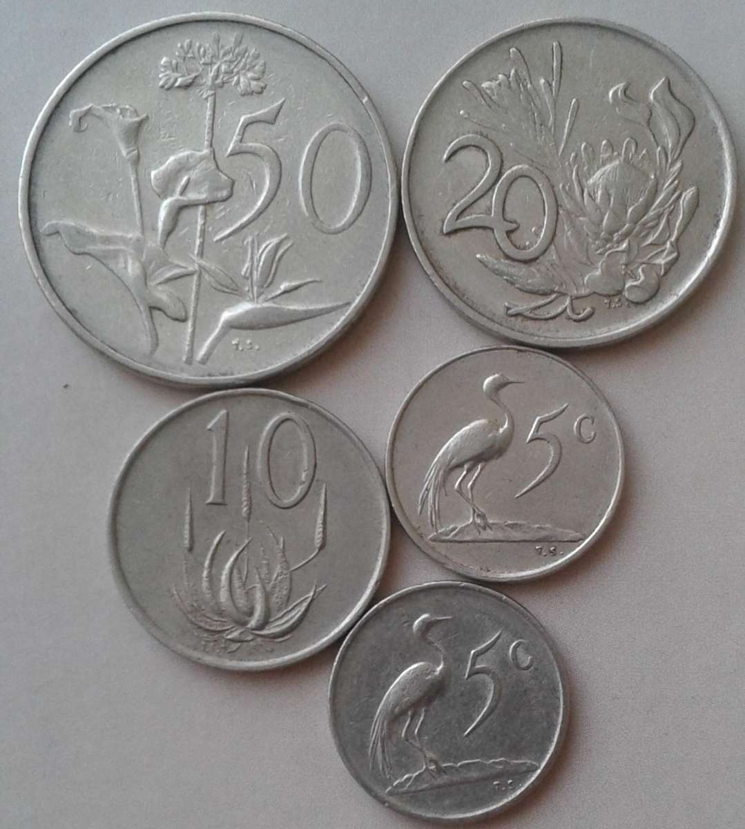 Lot of x5 nickel coins