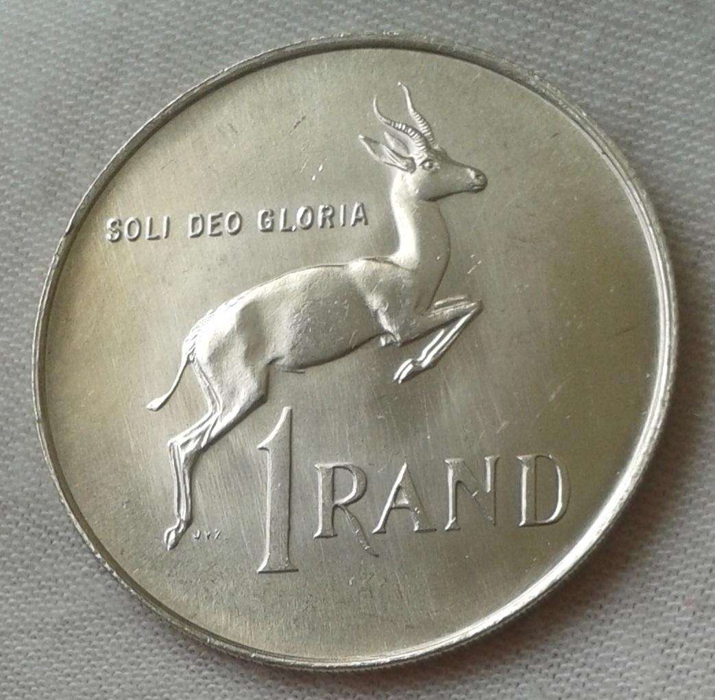 1970 Republic silver R1 with unc details (mintage: 20000)