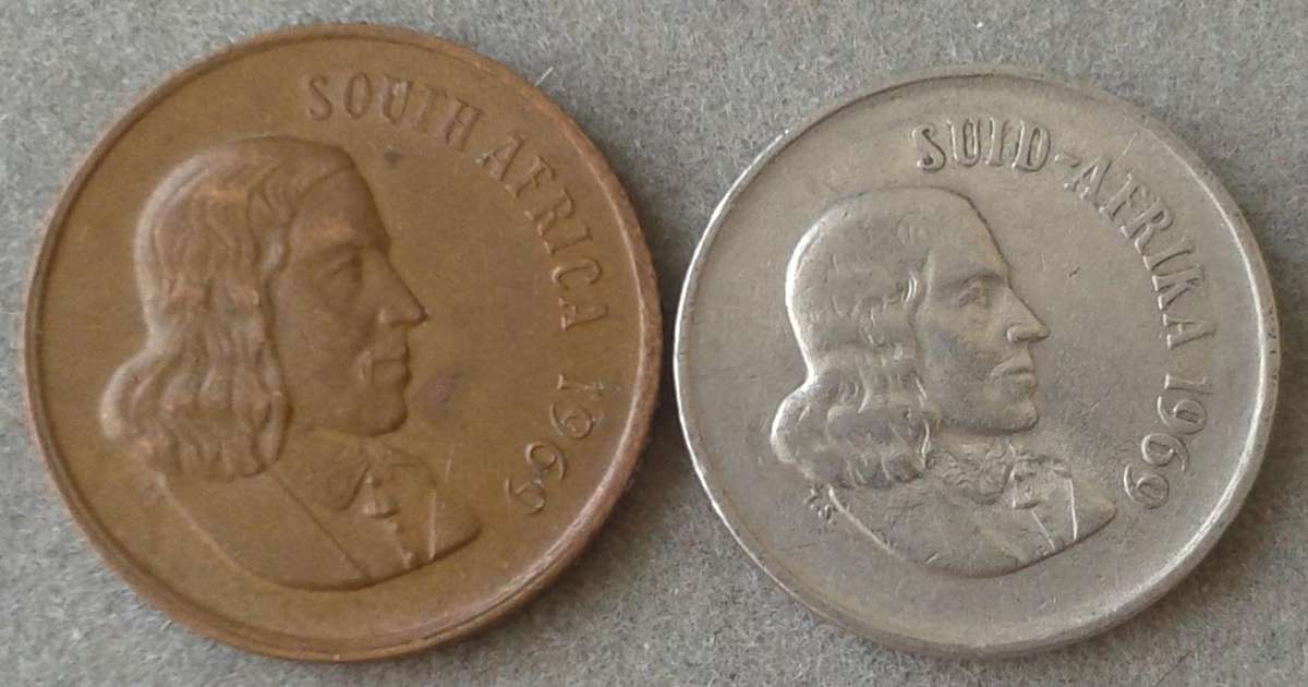 1969 English 2c and Afrikaans 10c