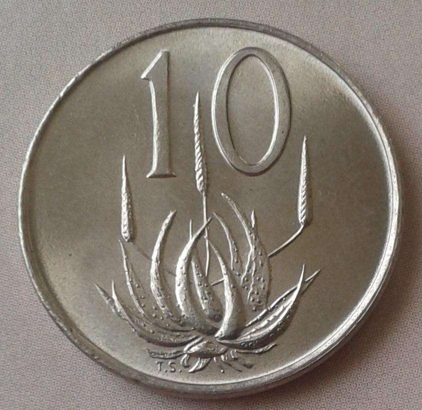 1968 Afrikaans 10c (Pres.Swart) - Lower mintage.