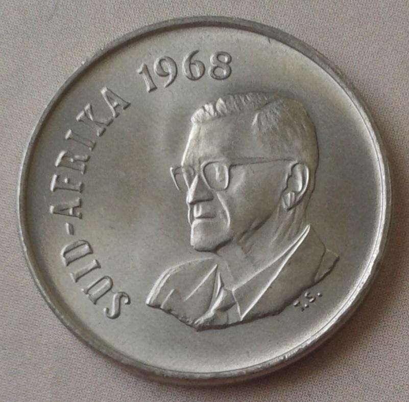 1968 Afrikaans 10c (Pres.Swart) - Lower mintage.