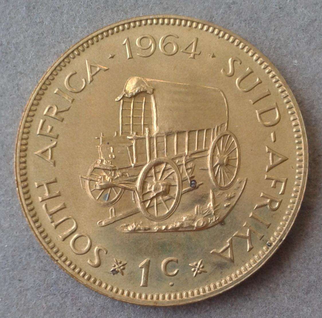 1964 Republic proof 1c