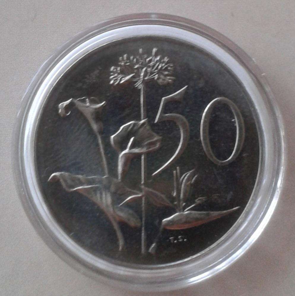 Encapsulated 1967 English proof 50c