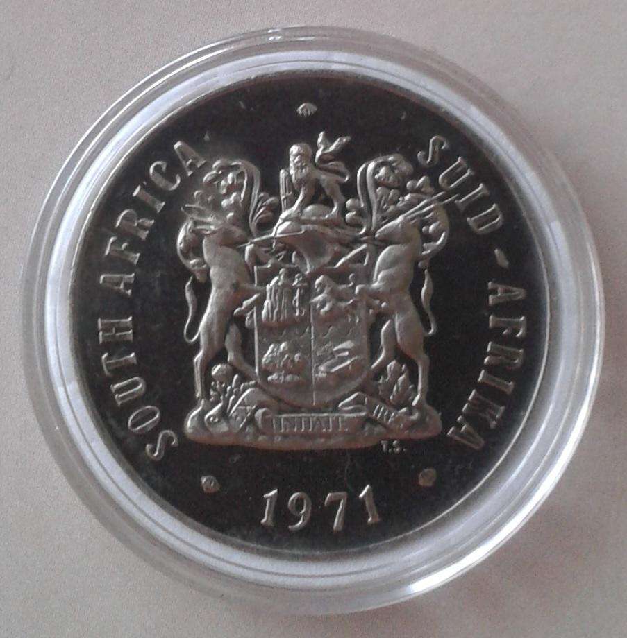 Encapsulated 1971 proof 50c