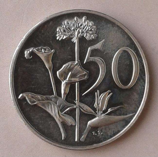 1984 Proof nickel 50c