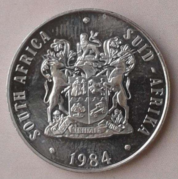 1984 Proof nickel 50c