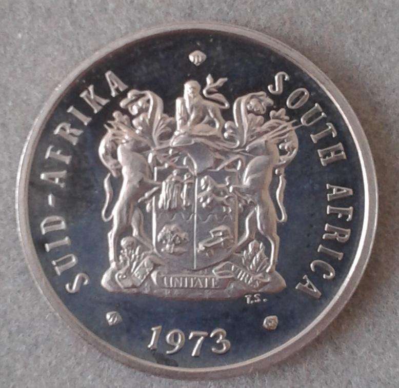 Encapsulated 1973 Republic proof 20c