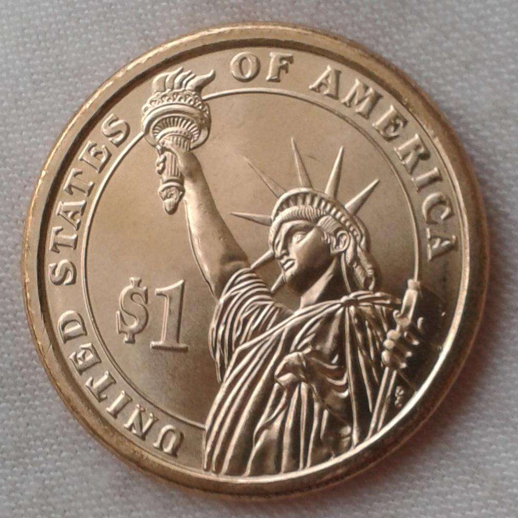 2008 D John Quincy Adams uncirculated USA Presidential dollar