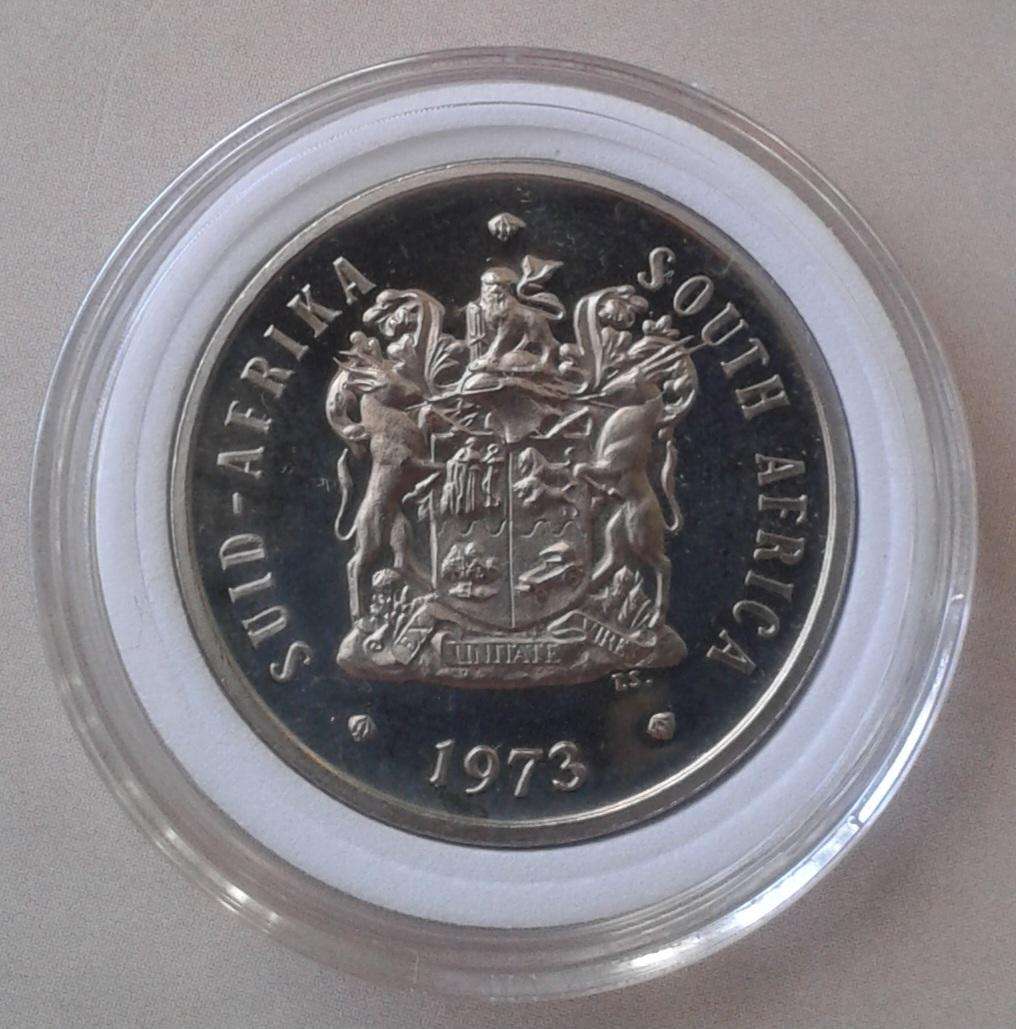 Encapsulated 1973 Republic proof 20c