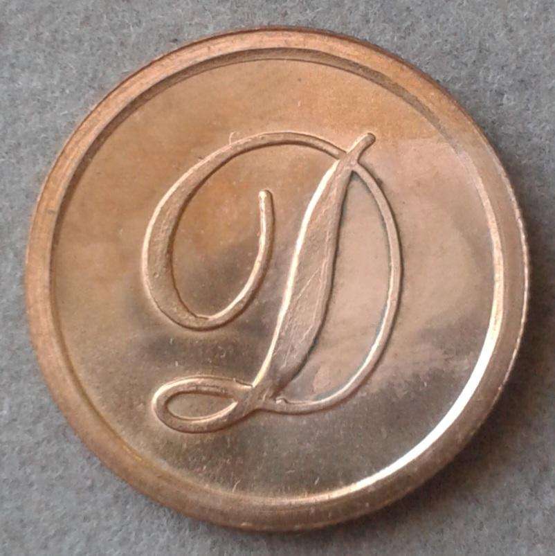 1989 S.A 50c pattern piece (D)