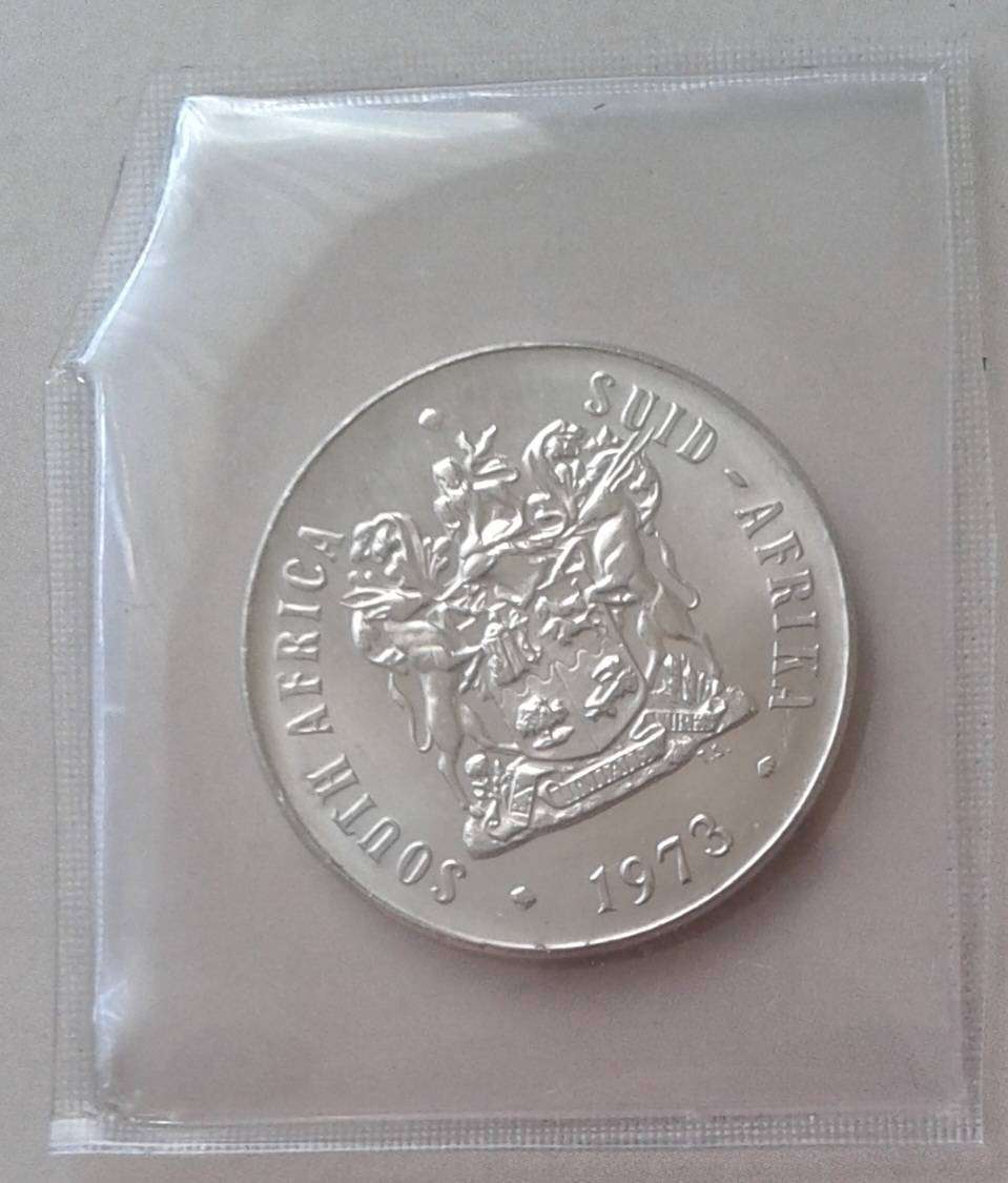 1973 Republic uncirculated nickel 50c