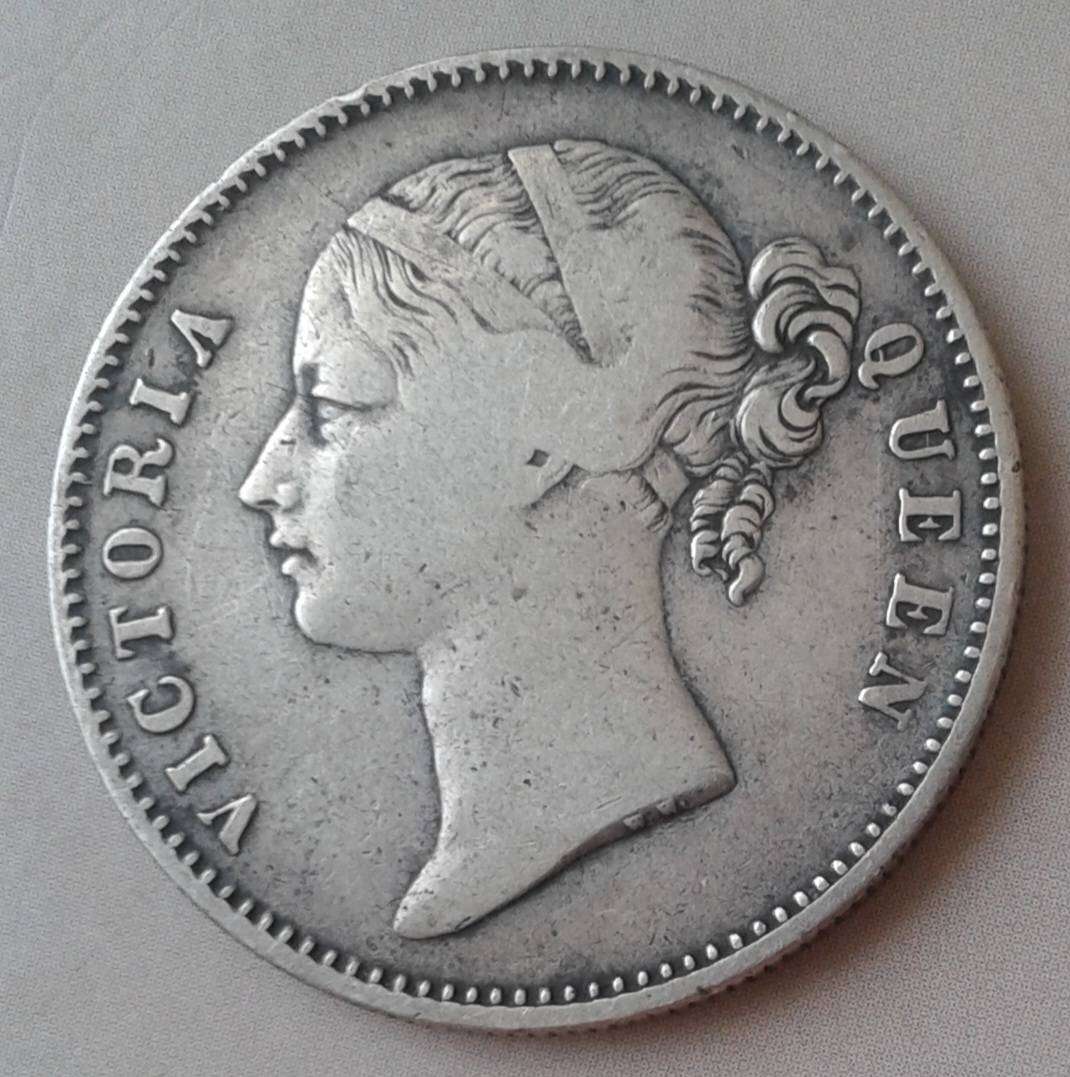 1840 East India Company silver 1 Rupee
