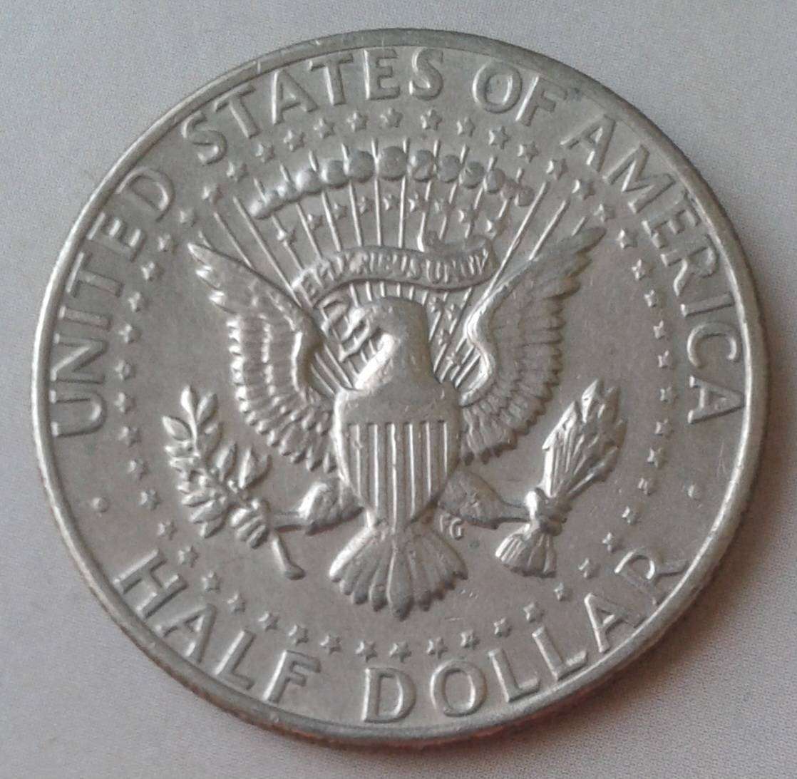 1974 D USA Kennedy half dollar