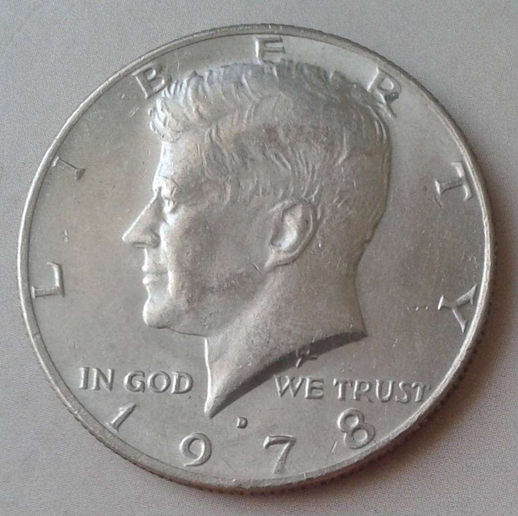 1978 D USA Kennedy half dollar