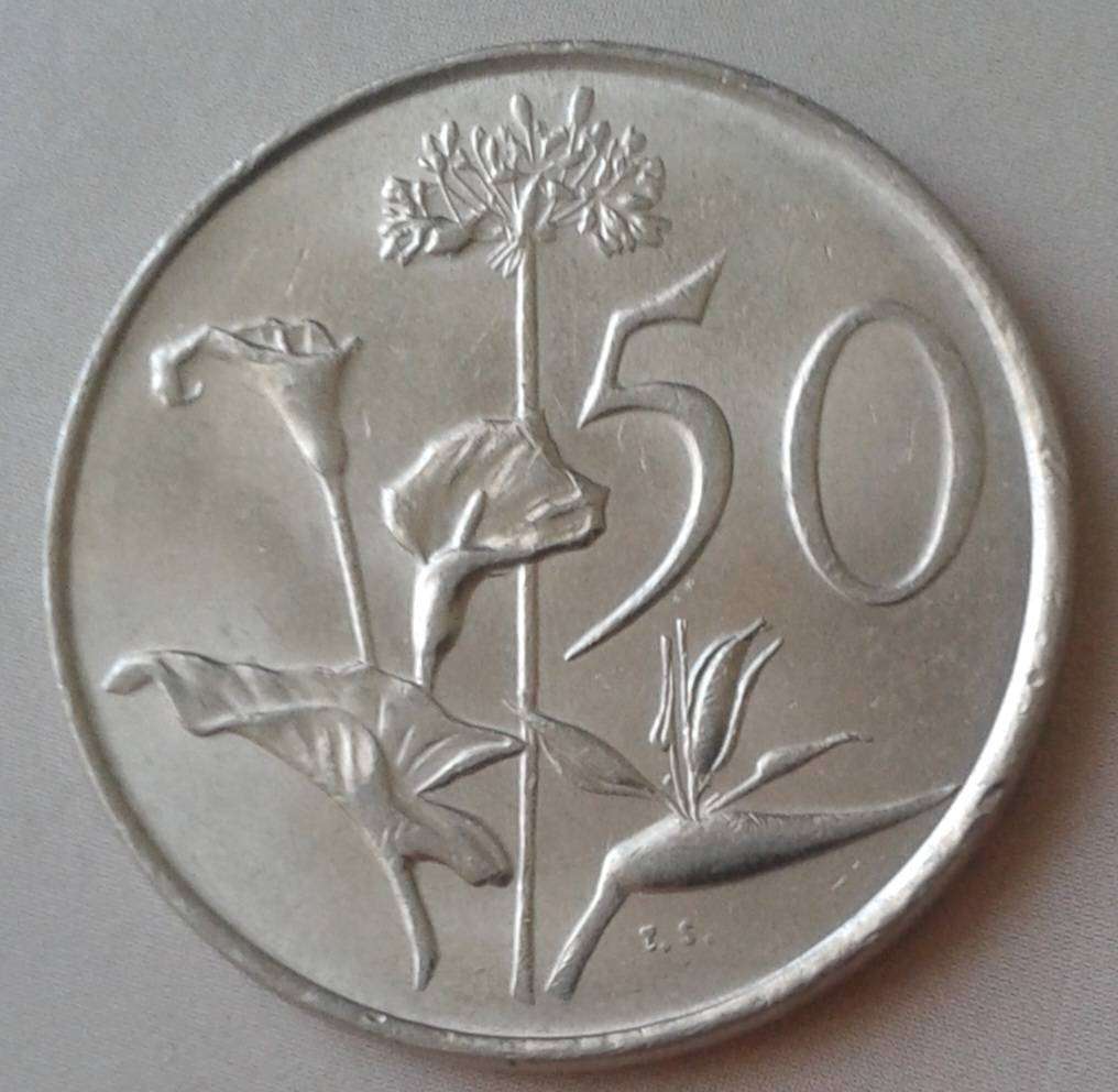 1990 Republic nickel 50c