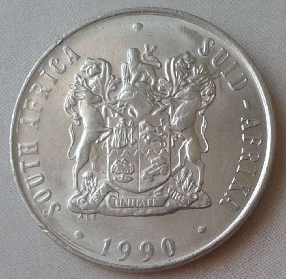 1990 Republic nickel 50c