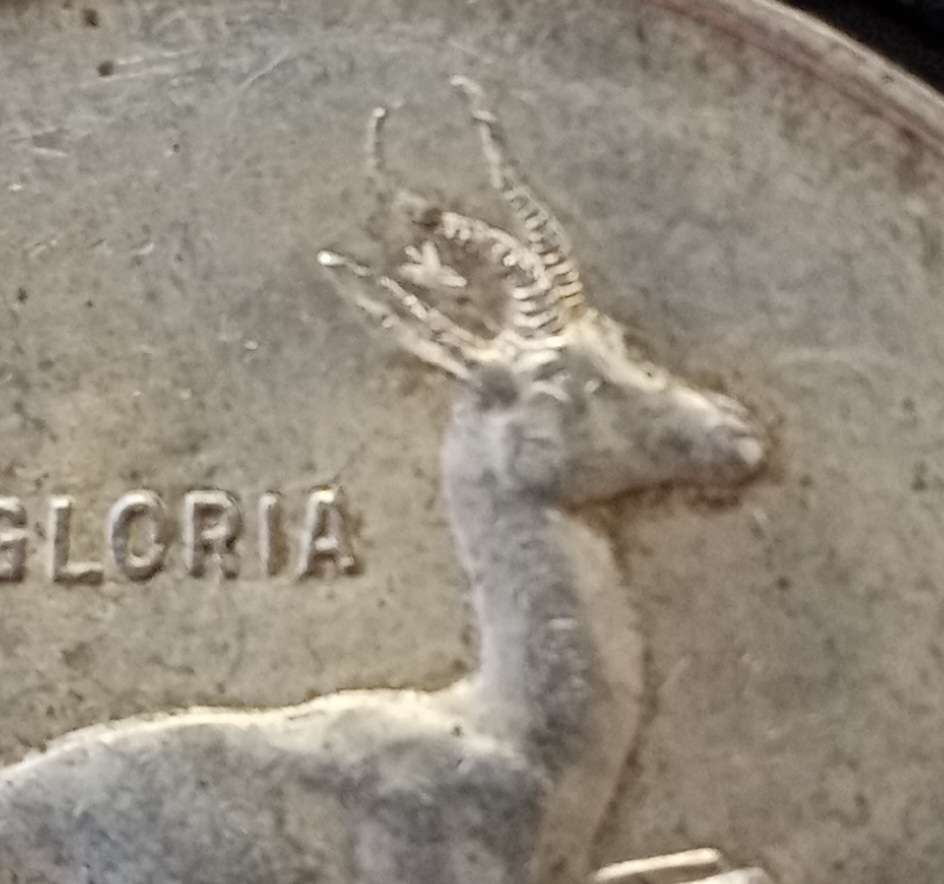 Encapsulated 1966 Republic silver R1 "Tagged Ear"