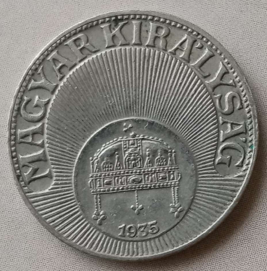 1935 Hungary 10 Filler