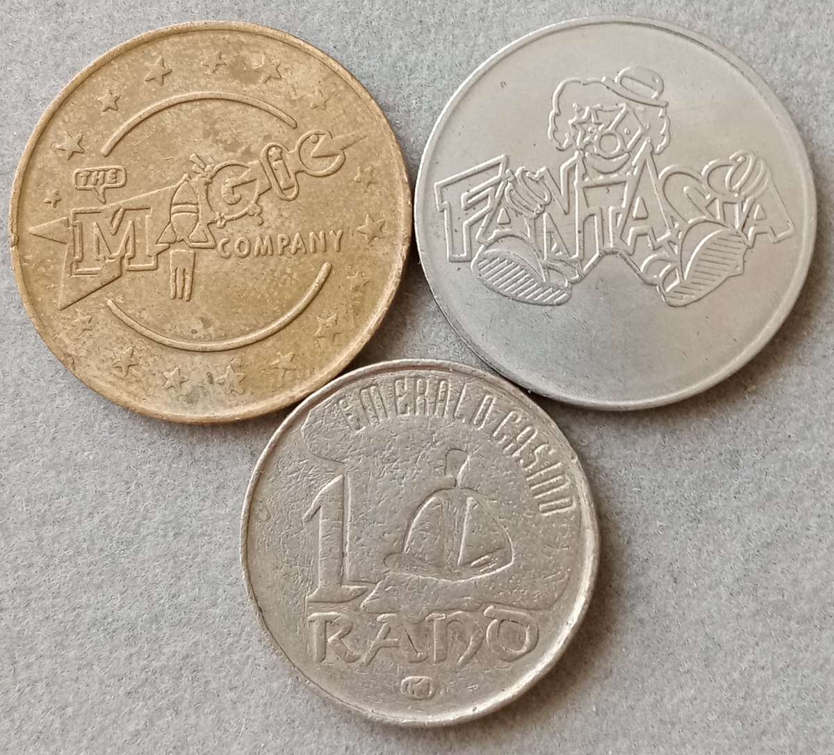 Lot of x3 gaming tokens