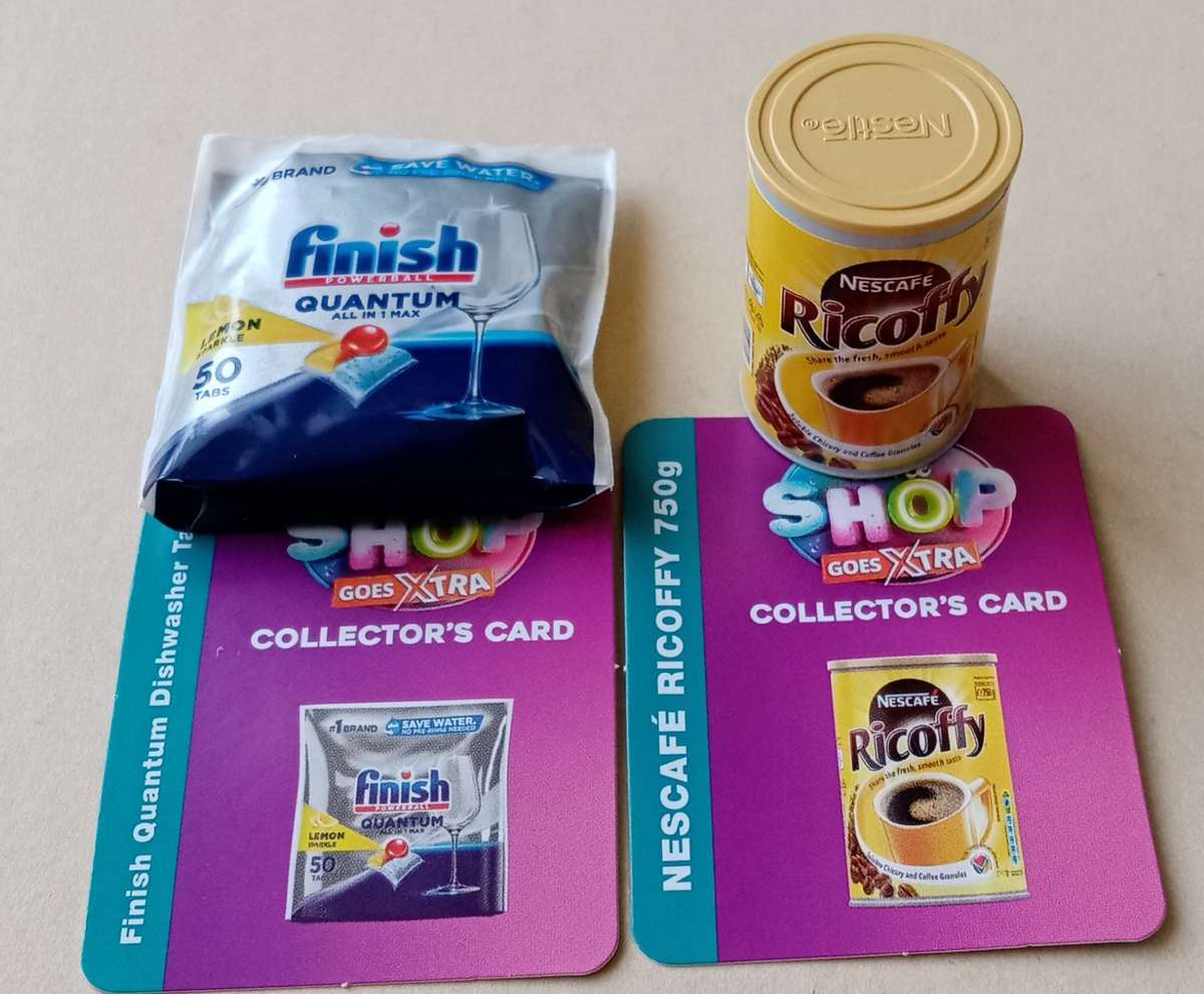 Checkers Little Shop goes Xtra Finish & Ricoffy incl.card