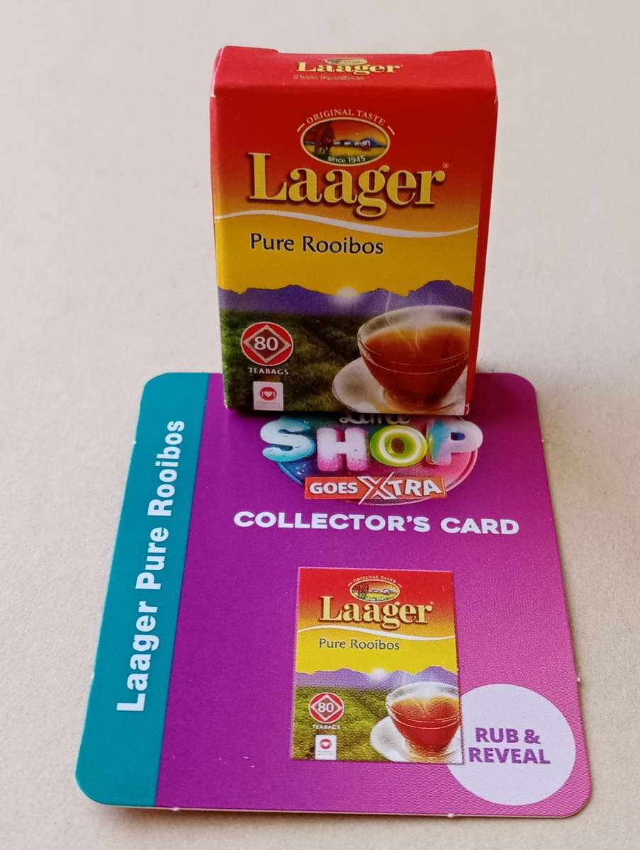 Checkers Little Shop goes Xtra Laager Rooibos incl.card