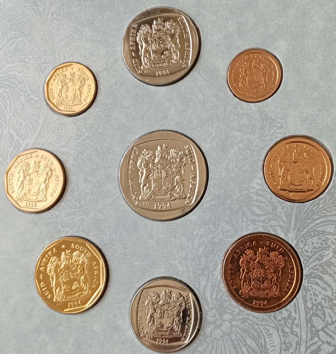 1994 Brilliant uncirculated Mint coin set (Sparrows)