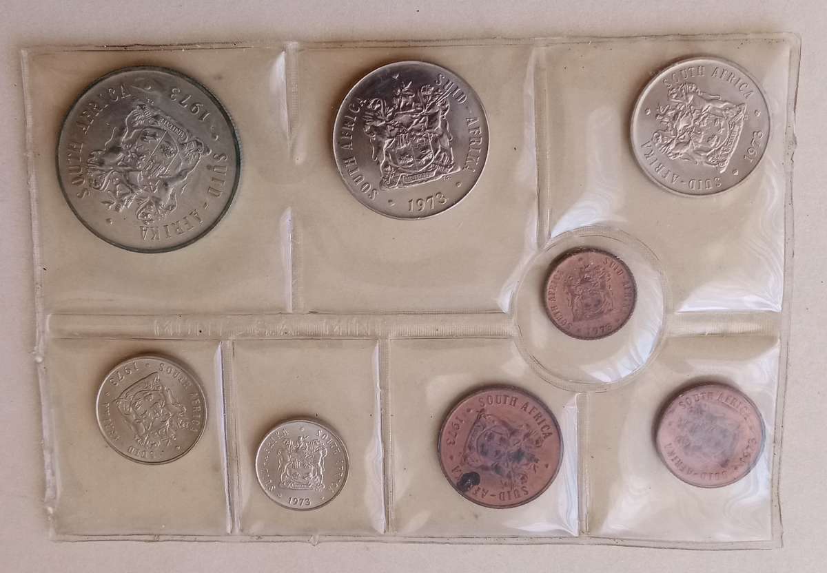 1973 Republic uncirculated Mint pack (R1-1/2c) incl.silver R1