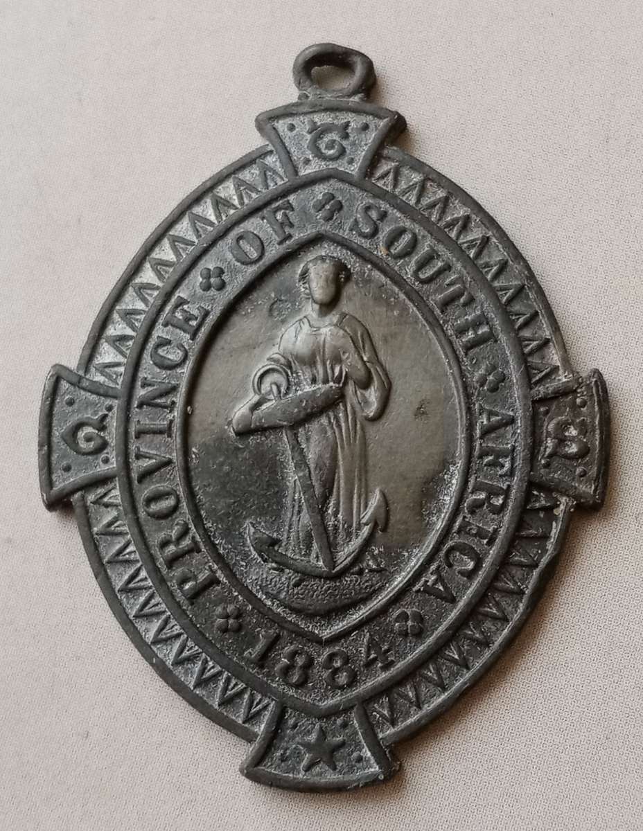 1884 Cape Colony South African church temperance society medal