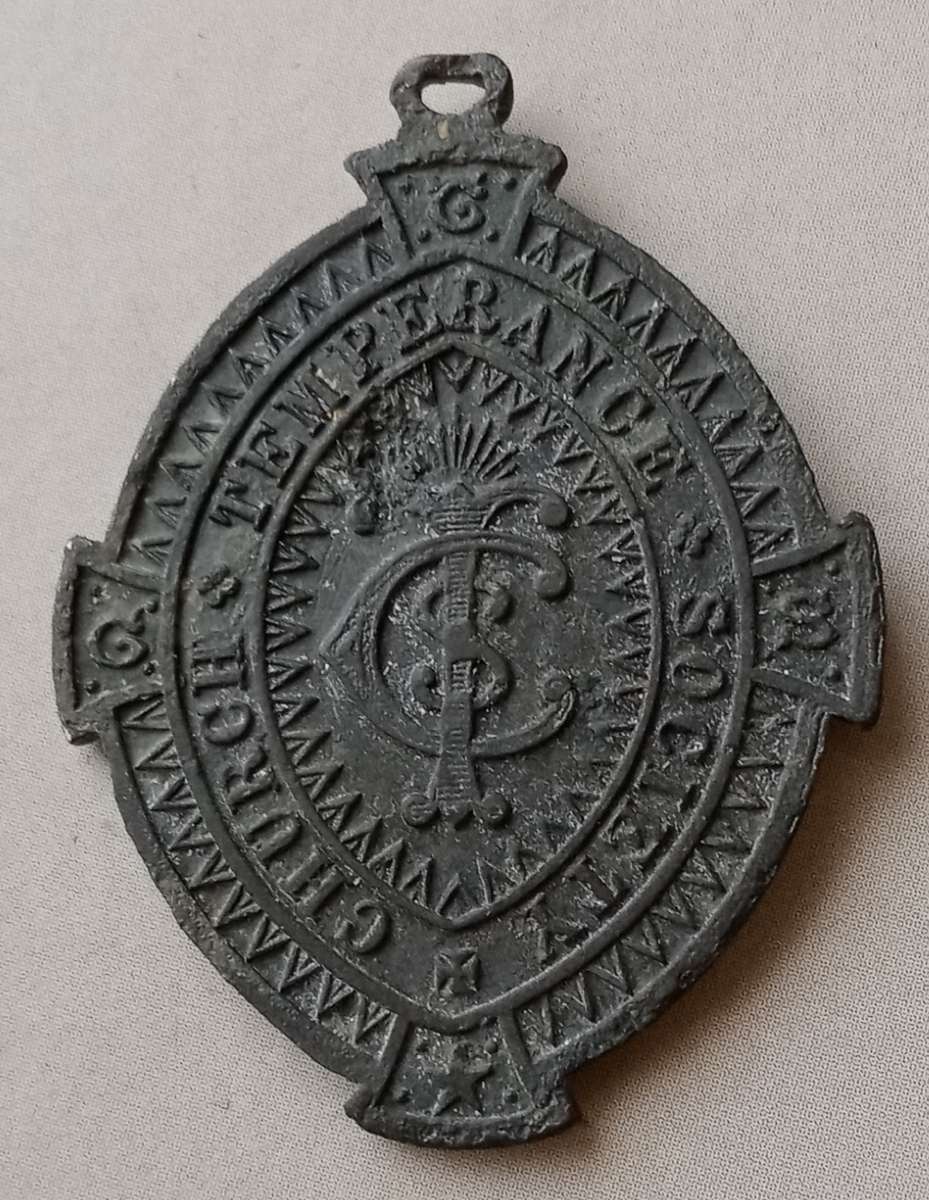 1884 Cape Colony South African church temperance society medal