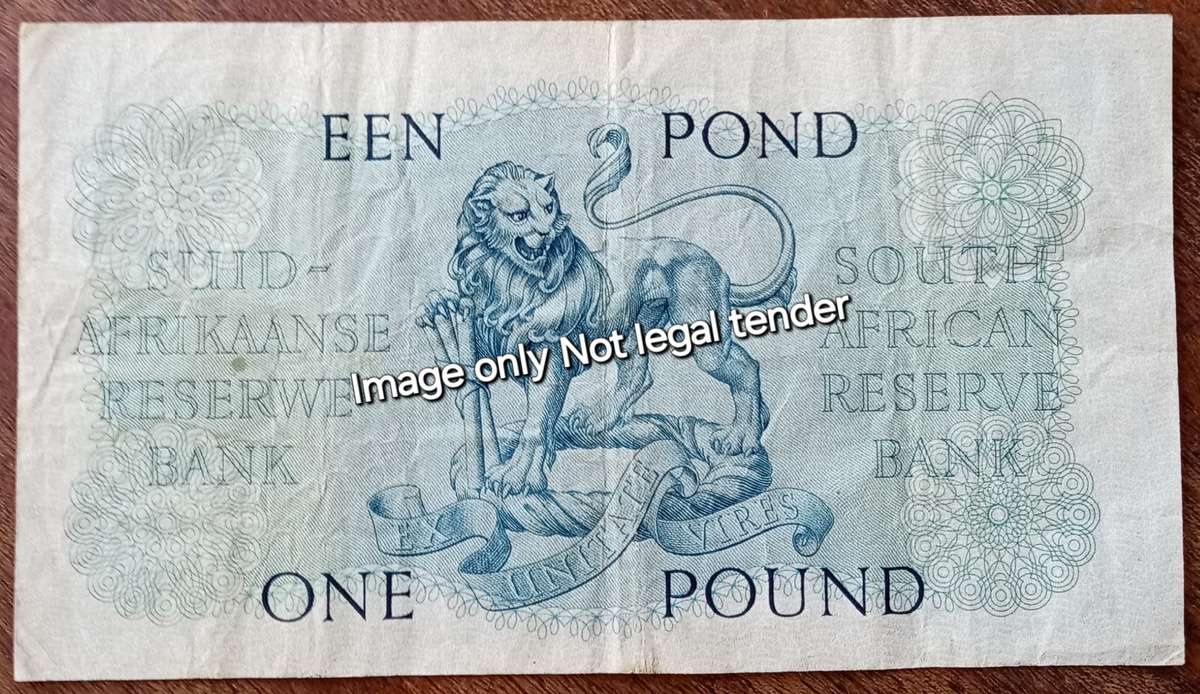 1951 M.H de Kock one pound note