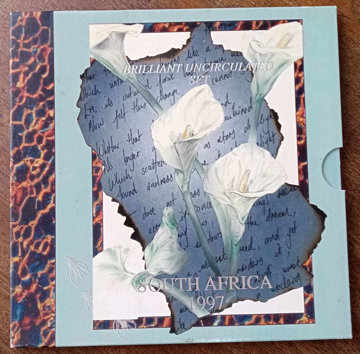 1997 Brilliant uncirculated Mint pack set (Arum Lily).