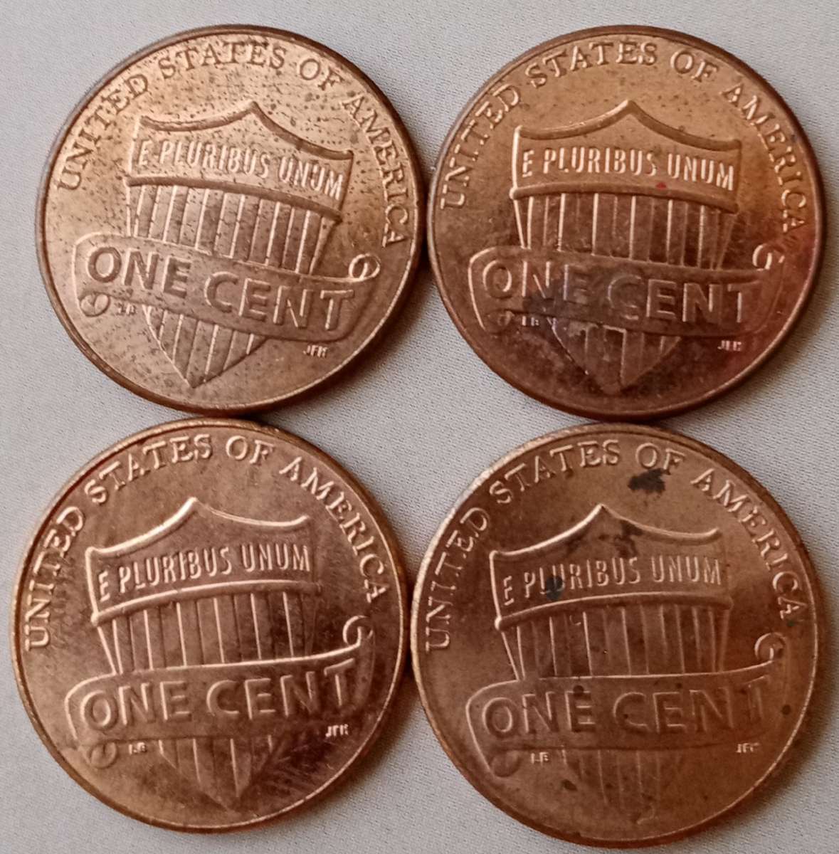 2014-2017 Lincoln 1c set in sequence