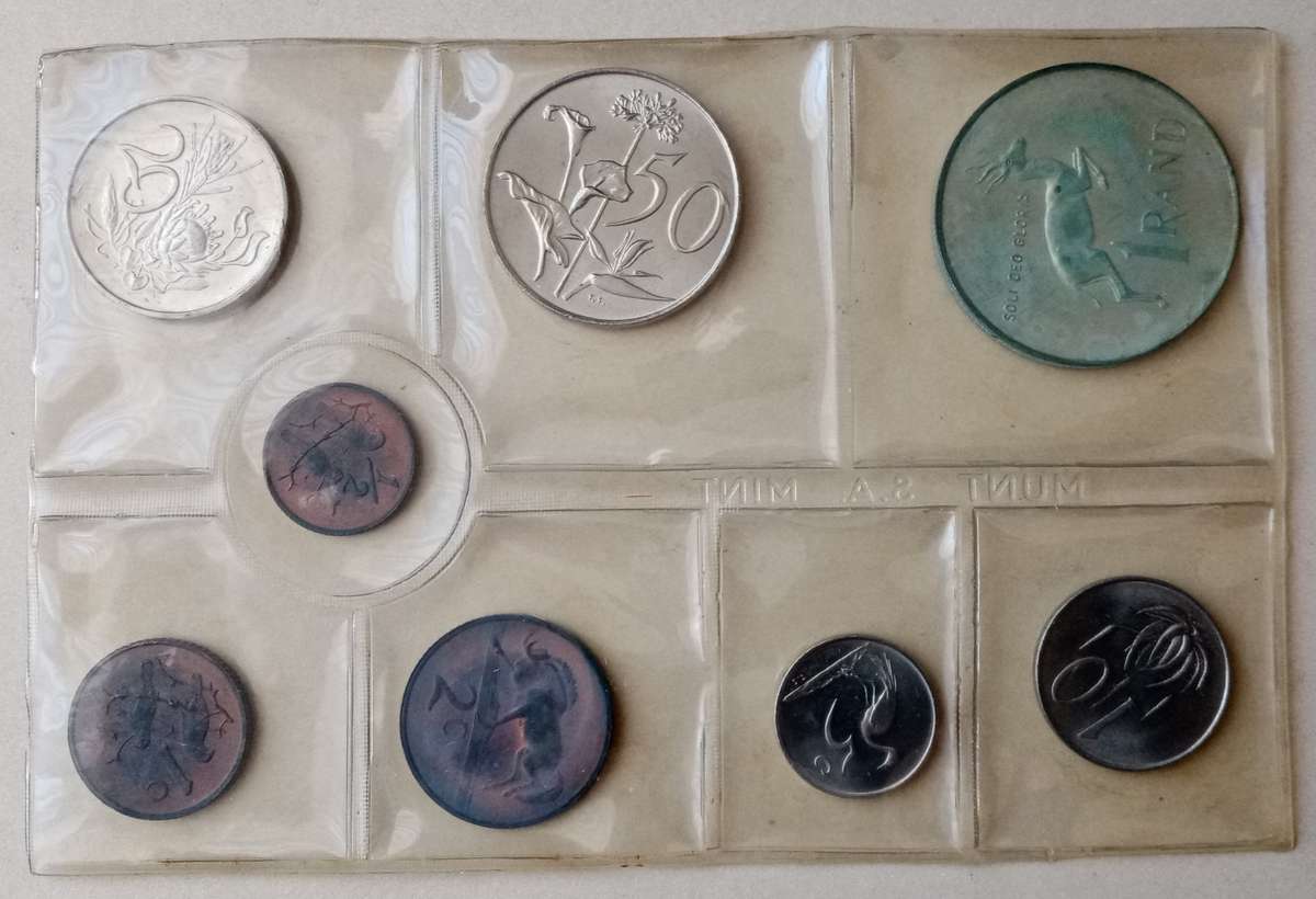 1970 Uncirculated Mint set (R1-1/2c) incl.silver R1 (mintage: 20000)