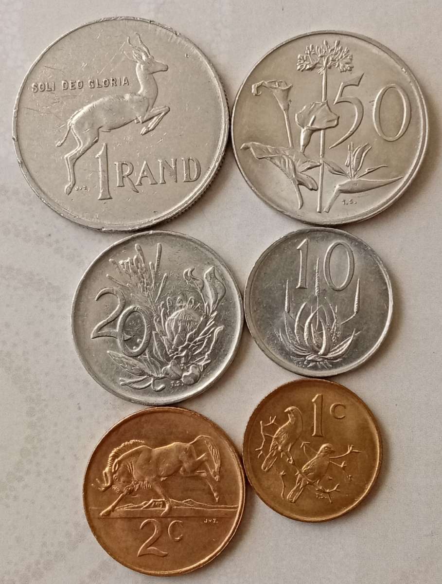 1989 Republic set of 6 coins (R1-1c)