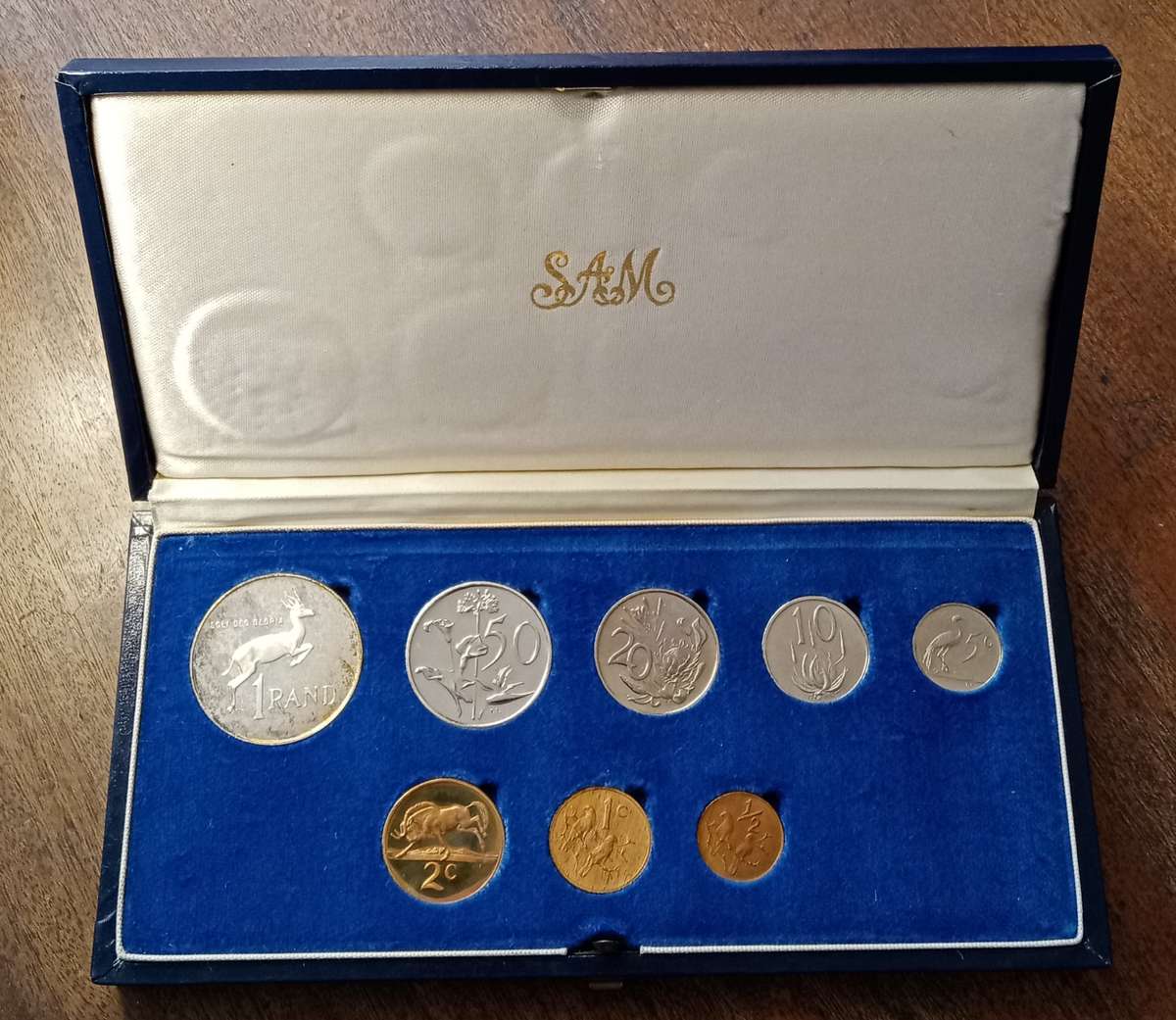 1979 Republic short proof set with silver R1 (mintage: 5000)