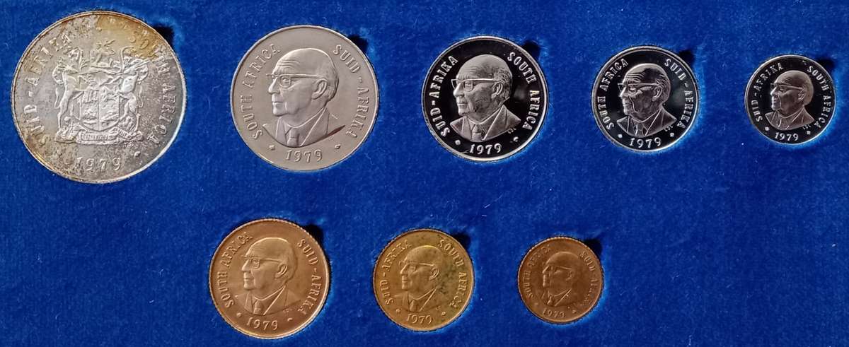 1979 Republic short proof set with silver R1 (mintage: 5000)