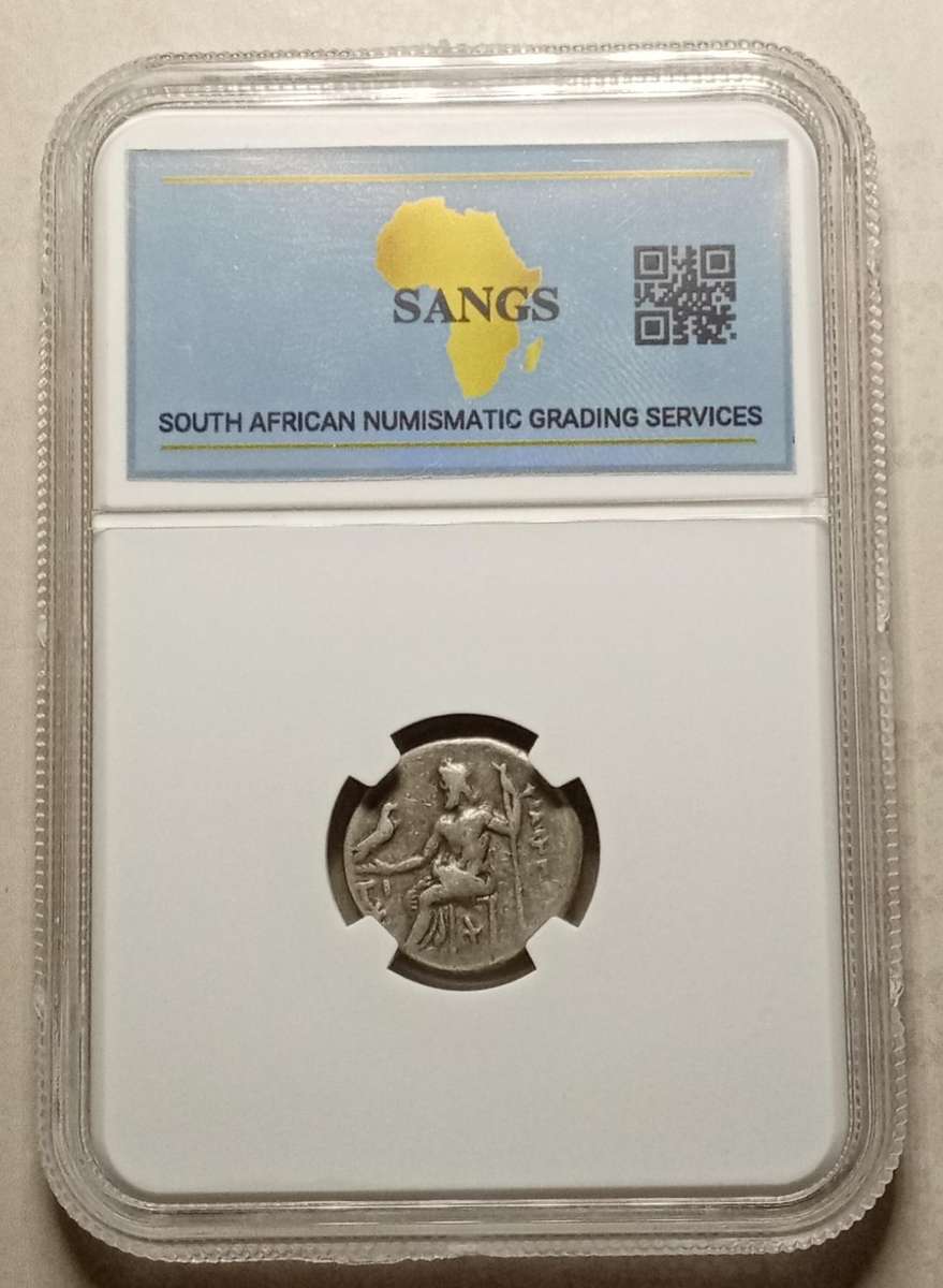 Ancient Greece: Alexander The Great (336-323 BC) silver Drachm SANGS graded