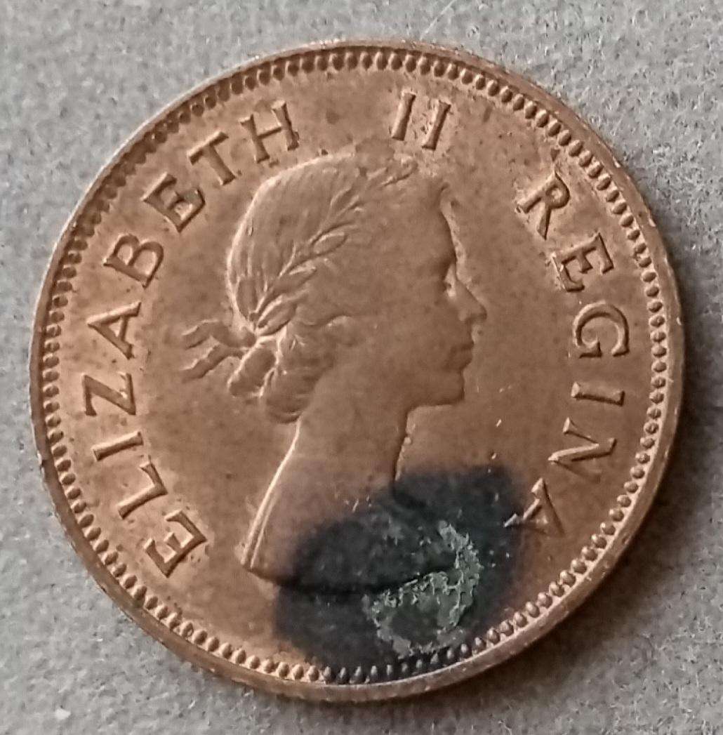 1953 Union 1/2 Penny with unc details