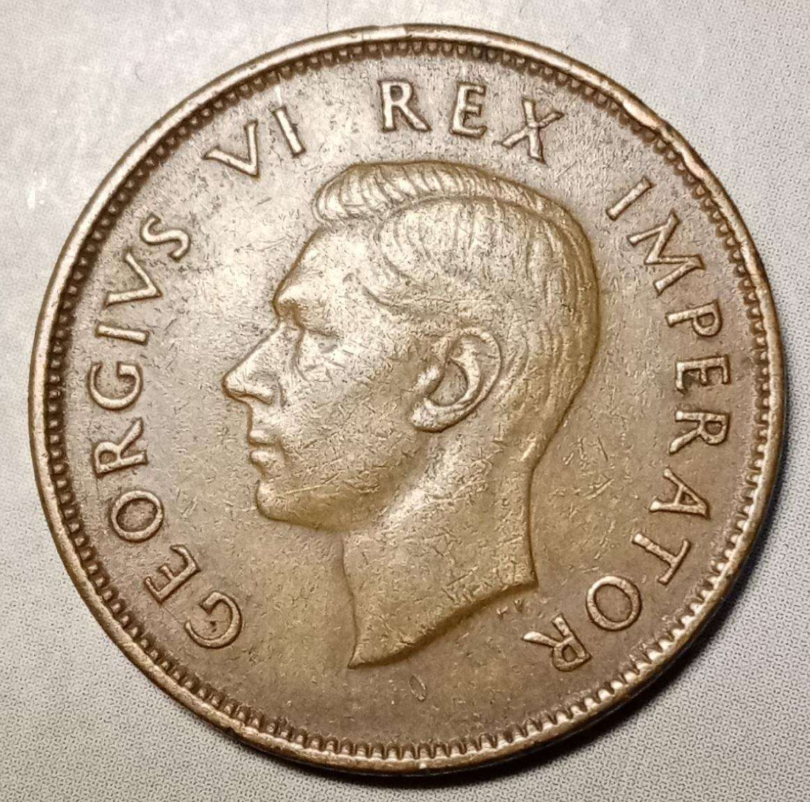 1942 Union 1/2 Penny .