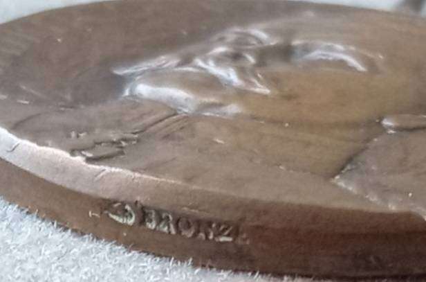 1916-1918 Lord Kitchener Field Marshall bronze medal by JP Legastelois