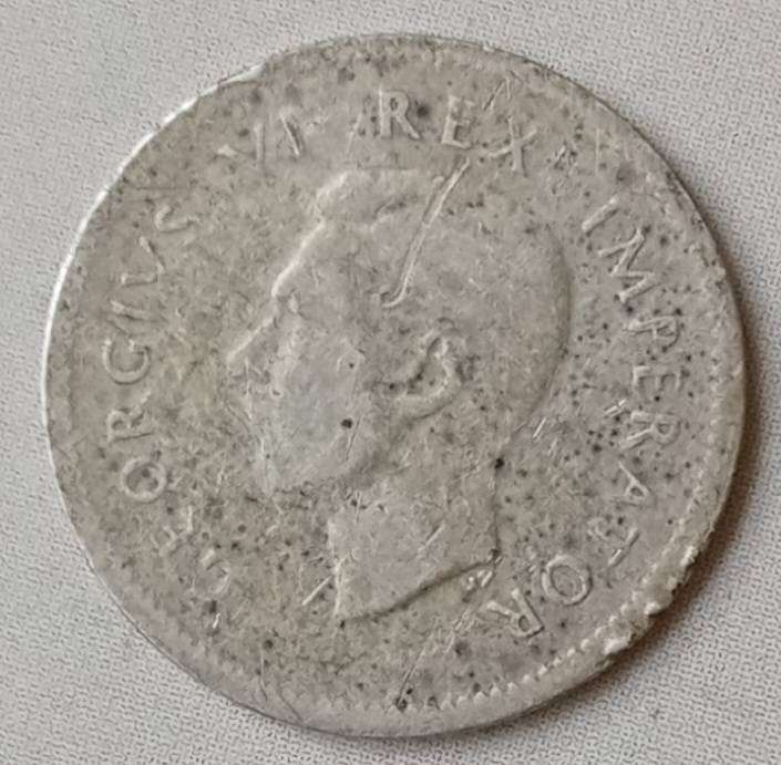 1945 Union silver tickey