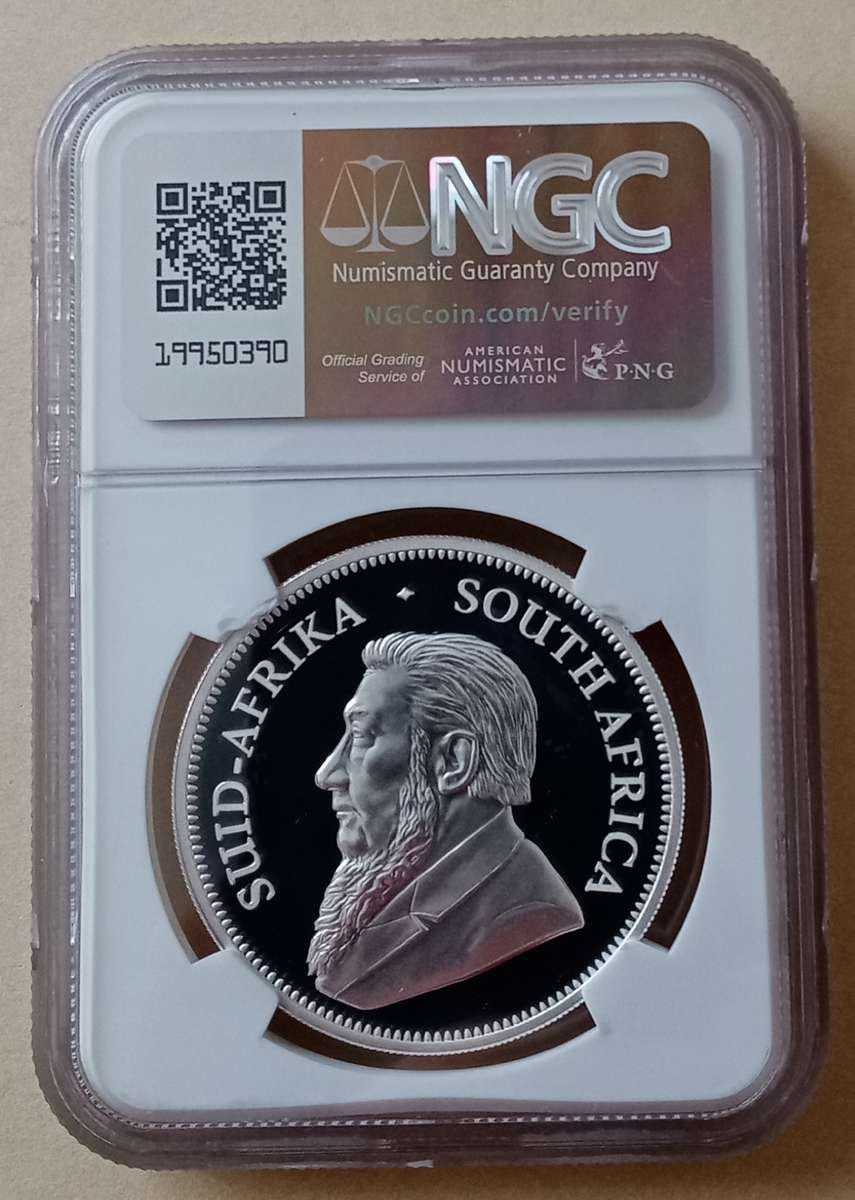 2022 Proof 1oz silver Krugerrand NGC PF69 UC (Lion Privy)